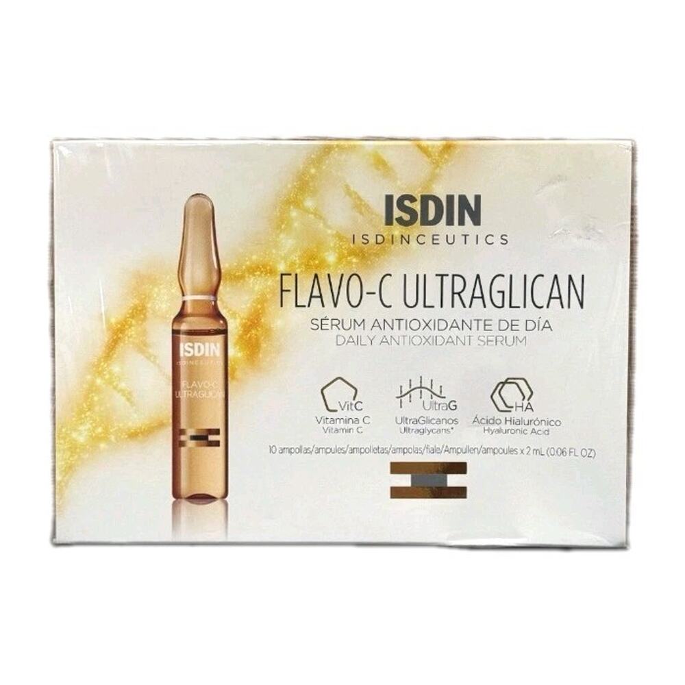 ISDIN Isdinceuticals Flavo C Ultraglican Daily Antioxidant Serum 10 Ampules